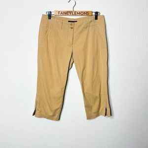 Theory Women's Cropped Khaki Pants Chic & Versatile Size 4 |